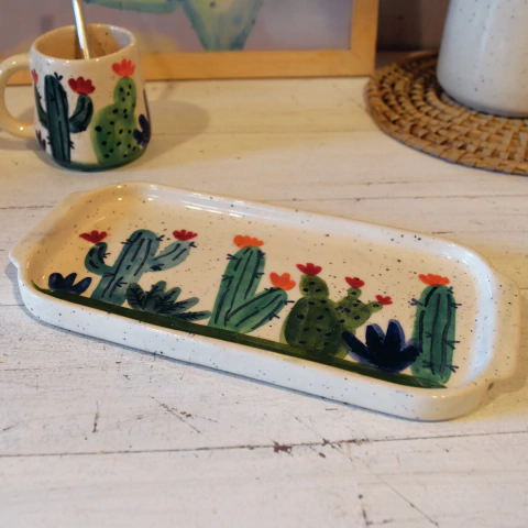 Bandeja Rectangular Cactus