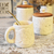 Mate con asa Esgrafiado Natural - comprar online