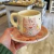 Set de taza Petra mas plato gatito