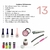 Set Beauty Nails Regalable x 13 Unidades en internet