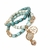 Pulsera 3 en 1 Florencia Celeste