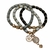 Pulsera 3 en 1 Florencia Gris - comprar online