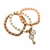 Pulsera 3 en 1 Florencia Naranja - comprar online