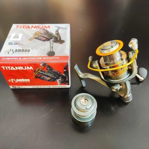 REEL FRONTAL BAMBOO M. TITANIUM 400 5 RUL.