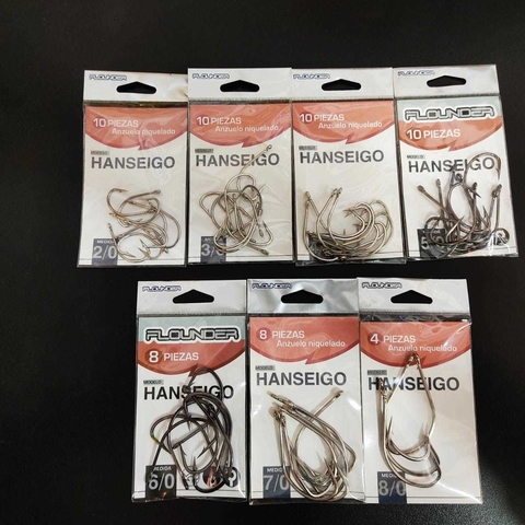 ANZUELO FLOUNDER PACK SERIE HANSEIGO (OJAL) 7 BLISTER