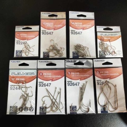 ANZUELO FLOUNDER PACK SERIE 92647 (OJAL) 8 BLISTER