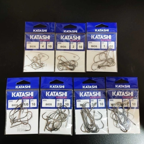 ANZUELO KATASHI PACK SERIE BIOS (OJAL) 7 BLISTER - comprar online