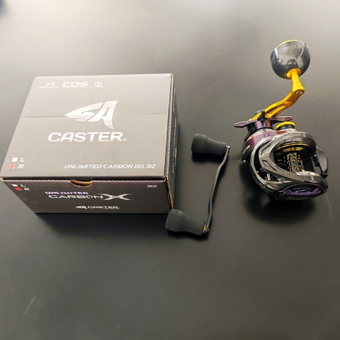 REEL HUEVITO CASTER UNLIMITED CARBON BG 312