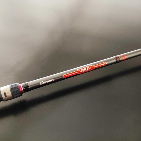 CAÑA OKUMA RED 7" 2.10 MTS 1 TR CARBONO 10-20 LBS