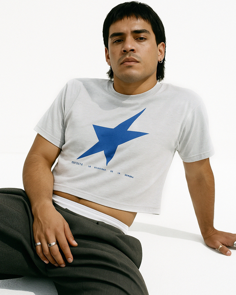 BBY TEE ESTRELLA GRIS - comprar online