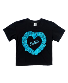 MINI REME CORAZON CYAN