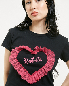 MINI REME CORAZON FUCSIA - tienda online