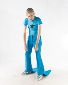 BBY TEE ESTRELLA CYAN en internet