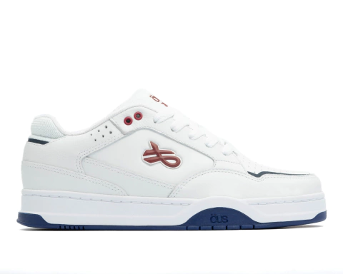 Tênis ÖUS Soüsa Branco/Azul/Blue. O modelo Söusa traz as principais características de uma silhueta retrô com as tecnologias da atualidade. Produto nacional.
