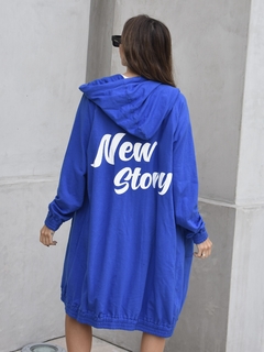 Camperon New York Azul sin estampado! ULTIMOSS!! en internet