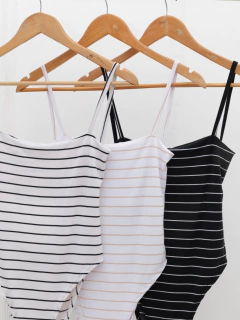 Body Rayado Negro rayas blancas - New Story