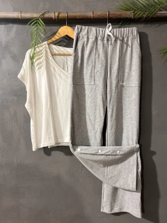 Pant New York GRIS MEL