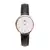 Relógio Feminino Preto Pulseira De Couro Murray Rosé Gold 32mm