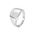 Anel Feminino Signet Prata Personalizável para Três Letras - comprar online