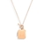 Colar Rosé Gold com Pingente Relicário Personalizável para Quatro Letras - comprar online