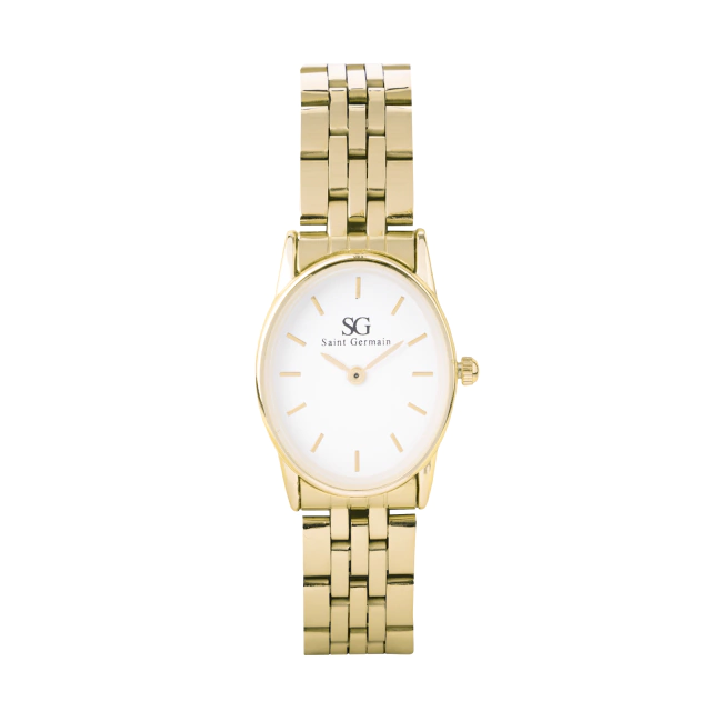 Relógio Feminino Oval Gold