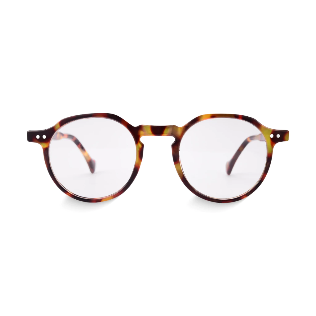 Óculos de Grau Redondo Gaia Tortoise Giorno