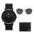 KIT Houston Full Black 40mm + Carteira + Óculos de Sol Harbor Full Black + Caixa De Presente