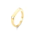 Anel Dourado Feminino Barra Minimalista Personalizável - comprar online