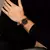 Relógio Minimalista Marrom Pulseira de Couro Bronx Black Rosé Gold 40mm - Limitado na internet