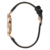 Relógio Analógico Feminino Preto Pulseira De Couro Murray Black Rosé Gold 32mm - online store