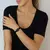Relógio Feminino Quadrado Square Murray Black Rosé Gold - buy online