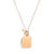 Colar Rosé Gold com Pingente Relicário Personalizável para Três Letras - comprar online