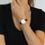 Relógio Feminino Preto Pulseira De Couro Murray Rosé Gold 32mm on internet