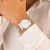 Minimalist Watch Silver Bracelet Belmont Silver 40mm on internet