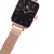 Women's Square Watch Nolita in Black and Rose Gold with Mesh Band