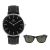 KIT Murray Black Hill 40mm + Hills Green Black Sunglasses + Gift Box
