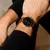 Relógio Minimalista Marrom Pulseira de Couro Bronx Black Rosé Gold 40mm - Limitado - comprar online