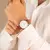 Relógio Masculino Marrom Pulseira de Couro Bronx Silver 40mm