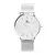 Relógio Minimalista Pulseira Prata Harlem Silver 40mm