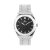 Relógio Masculino Hudson Silver com mostrador preto e pulseira de metal prata