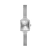 Reloj Square Mini Harlem Full Silver con diseño minimalista en color plata.