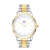 Relógio Feminino Belmont Bicolor Prata e Dourado 40mm Pulseira de Metal - comprar online