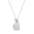 Colar Medalhão Octogonal Prata 1 Letra - buy online