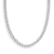 Thick silver grumet chain necklace for men.