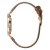 Image of Relógio Feminino Marrom Pulseira de Couro Bronx Rosé Gold 32mm