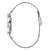 Relógio Minimalista Pulseira Prata Harlem Black Silver 40mm - loja online