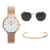 KIT Nolita Rosé 32mm + Bracelete Rosé + Óculos de Sol Harbor Green Gold + Caixa de Presente