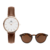 KIT Bronx Rosé 32mm + Óculos de Sol Lincoln Brown Turtle + Caixa de Presente