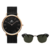 KIT Houston Rosé Gold 40mm + Óculos de Sol Soho Green Black + Caixa de Presente