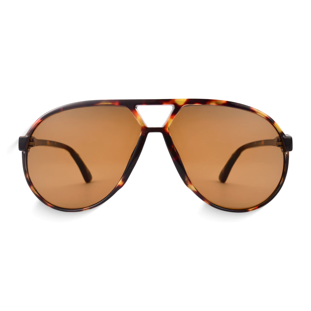 Óculos de Sol Aviator Tortoise Clássico